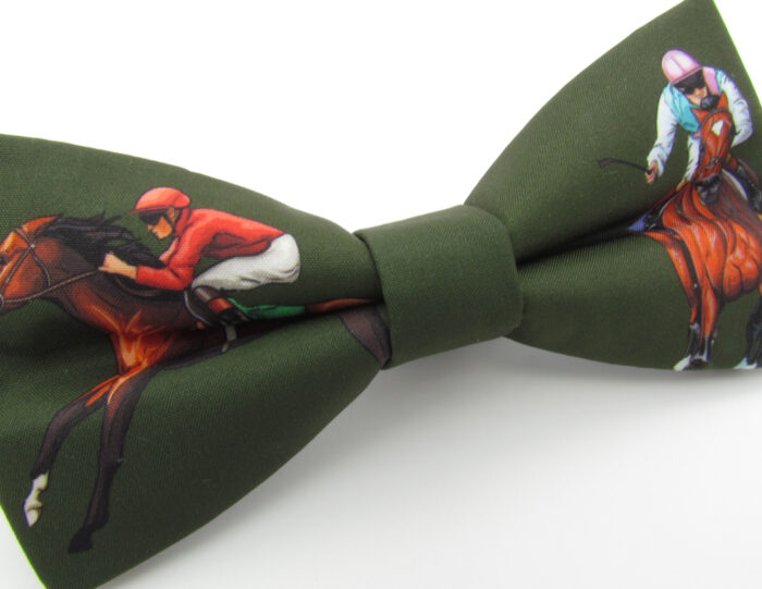 Green Horse Racing Bowtie Set - Image 8