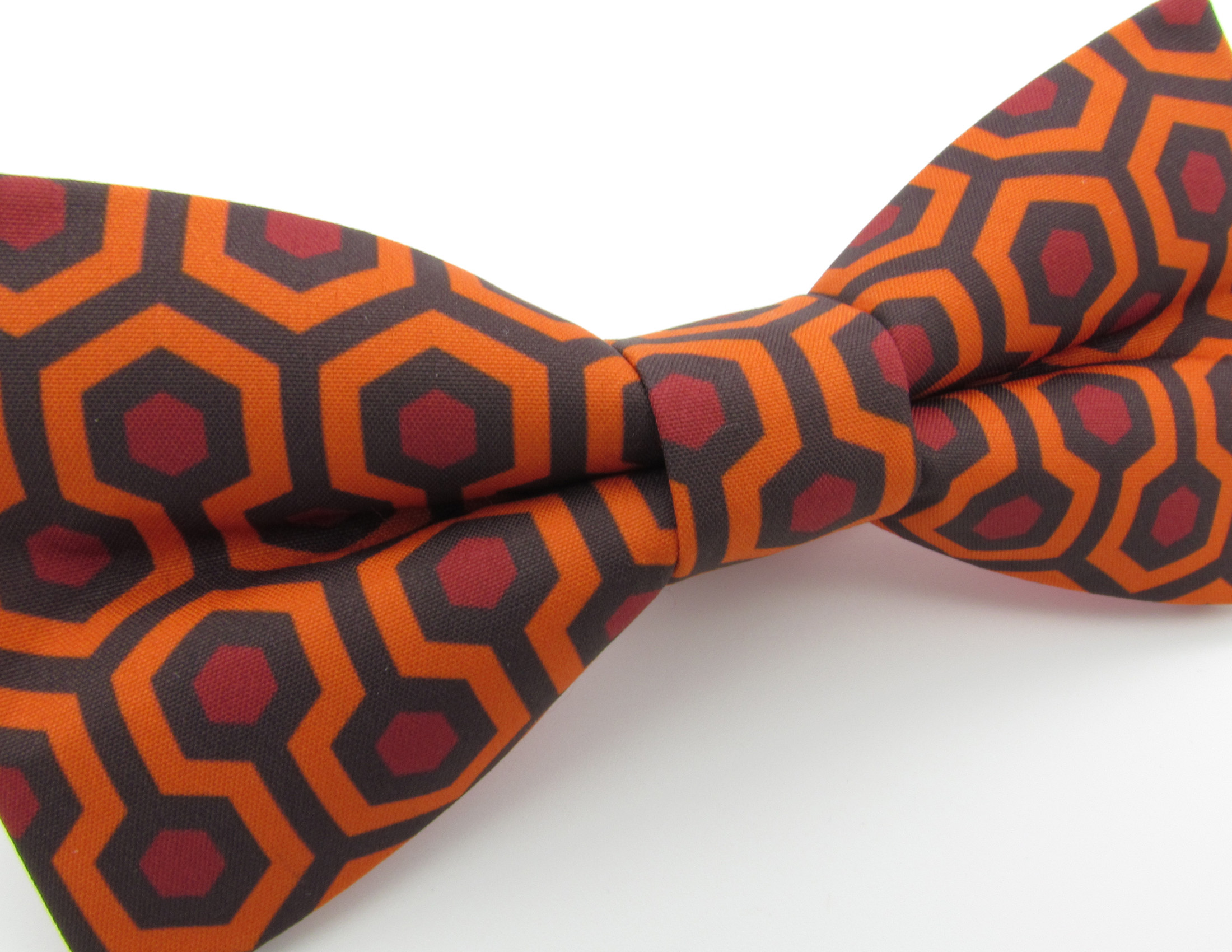 Hexagon Orange and Red Bowtie Set - Image 8
