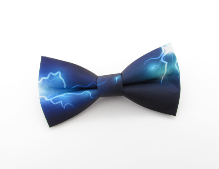 Lightning Bowtie & Faux Pocket Square - Image 2