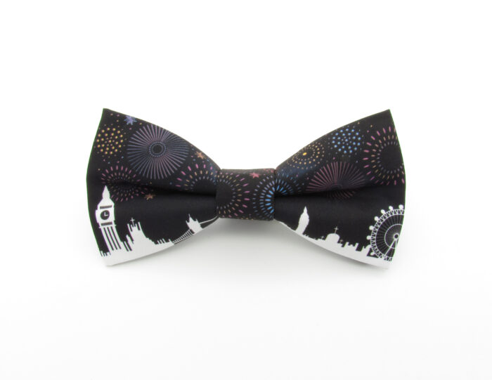 London Skyline Themed Bowtie