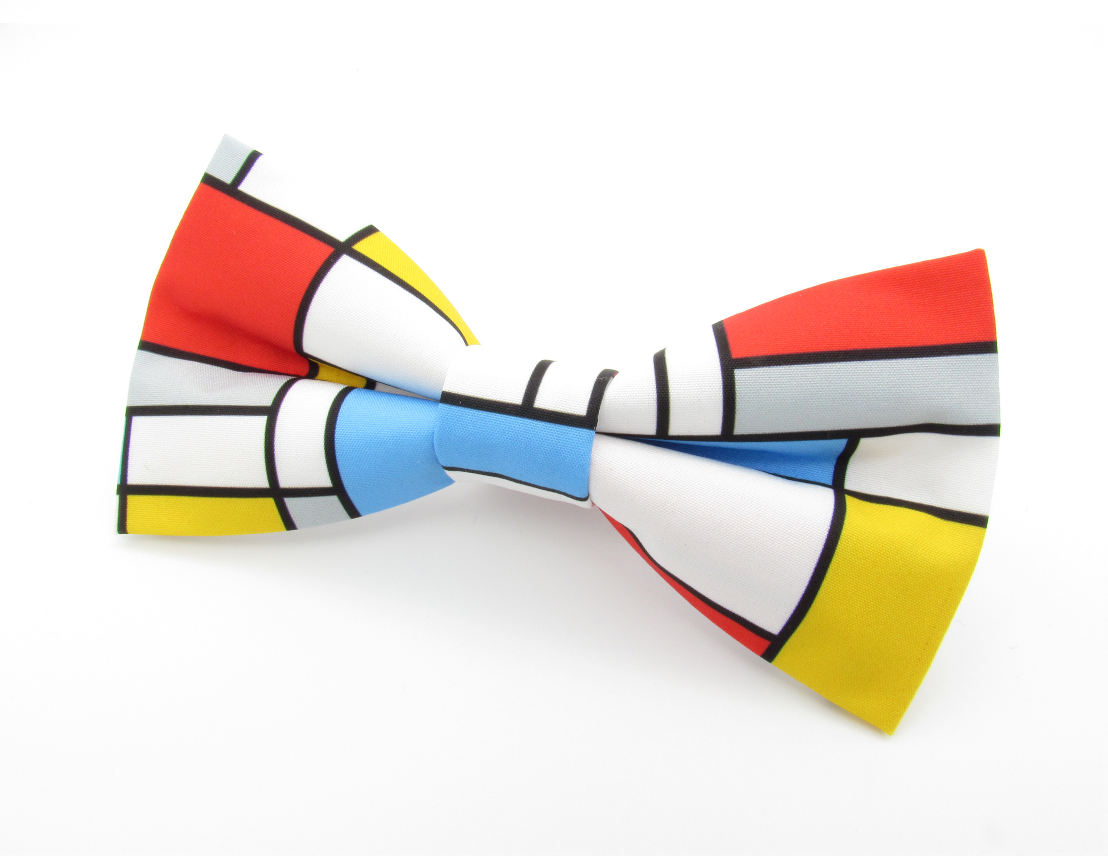 Mondrian Art Inspired Bowtie & Pocket Square - Image 3