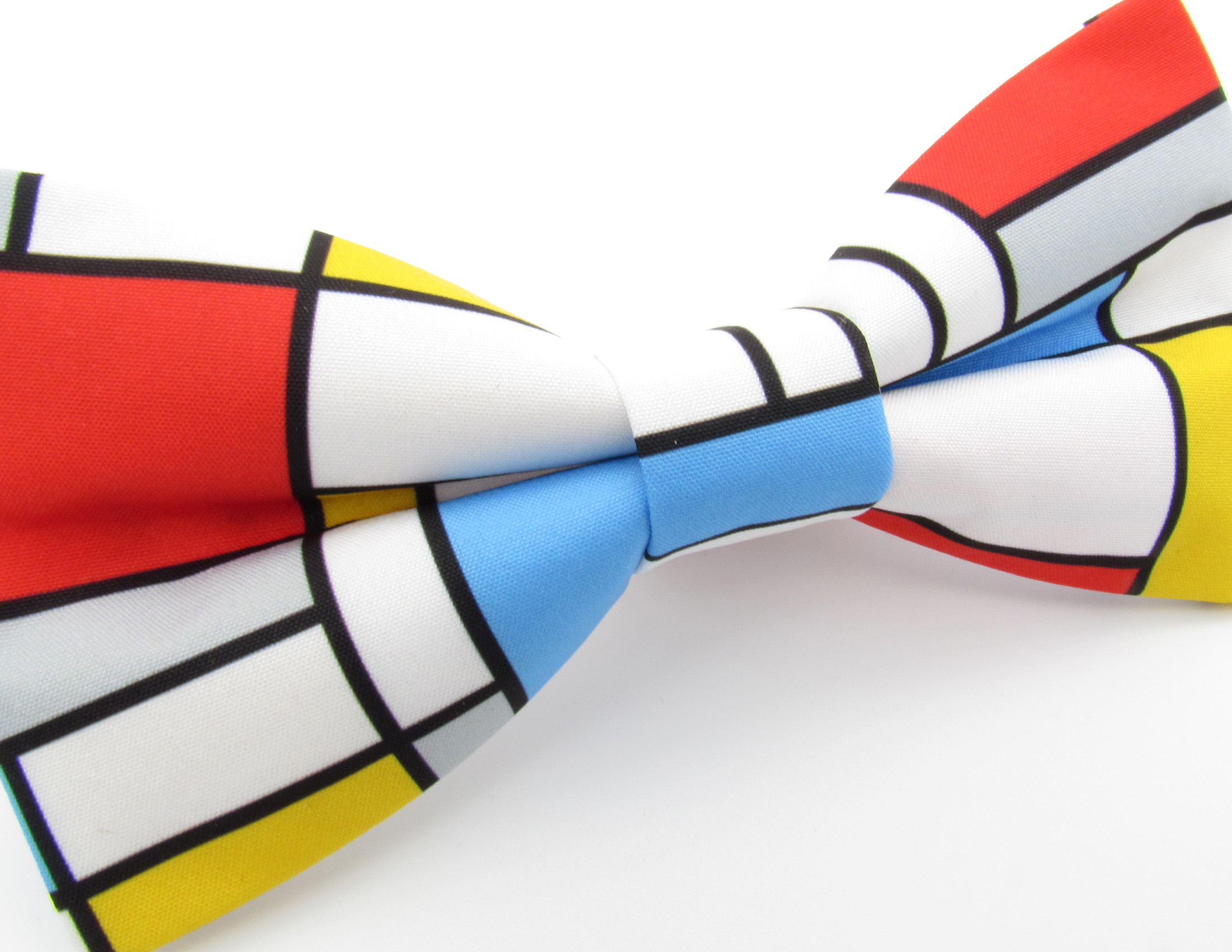 Mondrian Art Inspired Bowtie & Pocket Square - Image 4