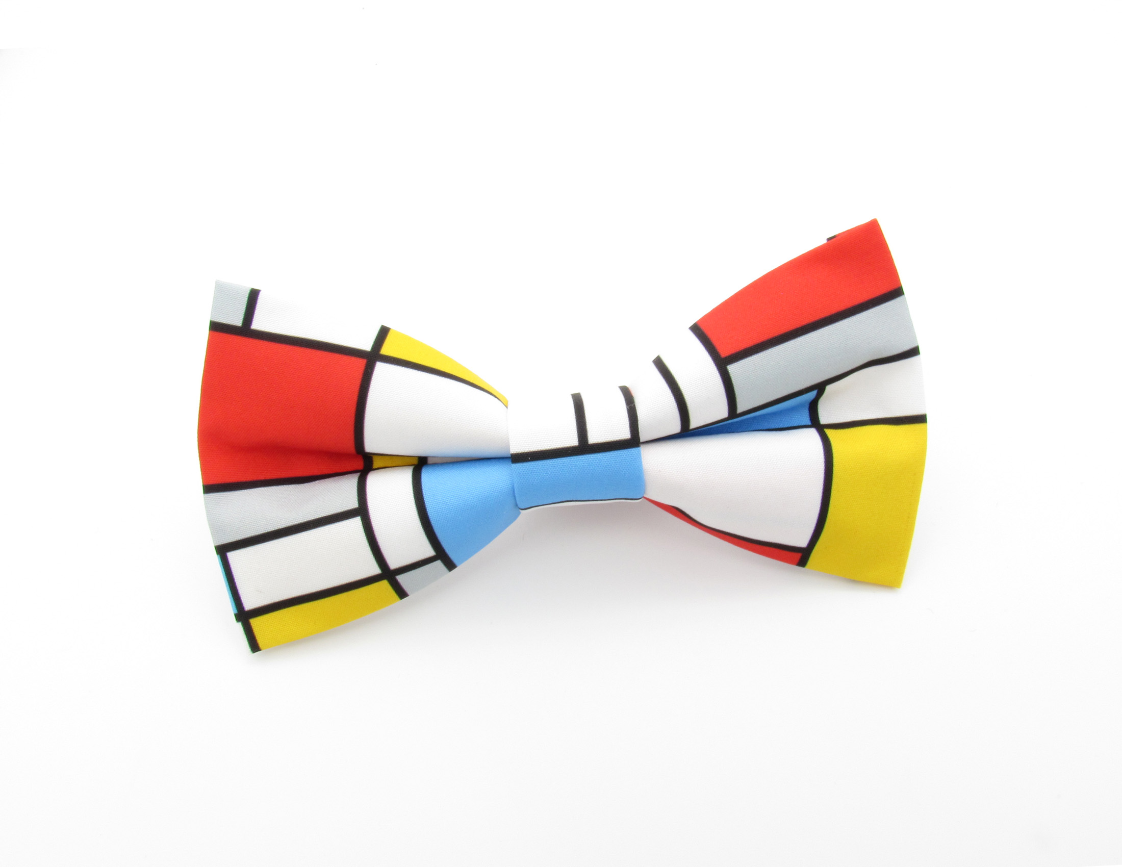 Mondrian Art Inspired Bowtie & Pocket Square - Image 2