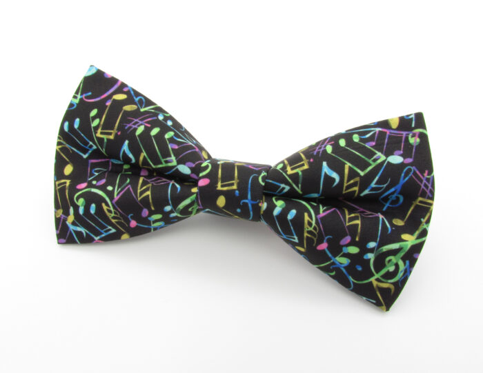 Black Music Note Bowtie Set - Image 7