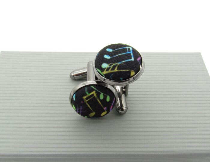 Black Music Note Bowtie Set - Image 9