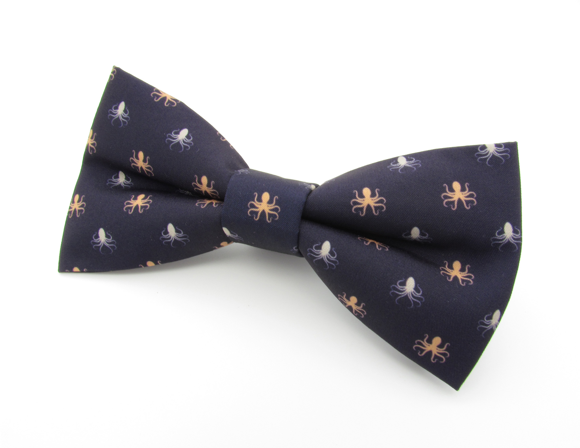Navy Blue Octopus Icon Bowtie - Image 3