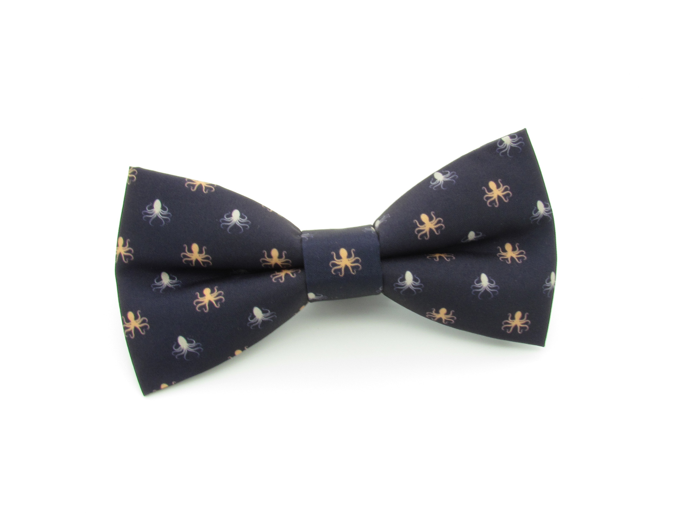 Navy Blue Octopus Icon Bowtie - Image 2