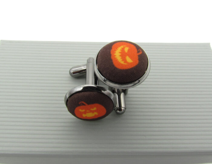 Halloween Pumpkin Bowtie & Cufflinks - Image 6