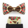 Roulette Wheel Inspired Bowtie & Faux Pocket Square - Image 5