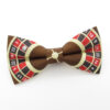 Roulette Wheel Inspired Bowtie & Faux Pocket Square - Image 2
