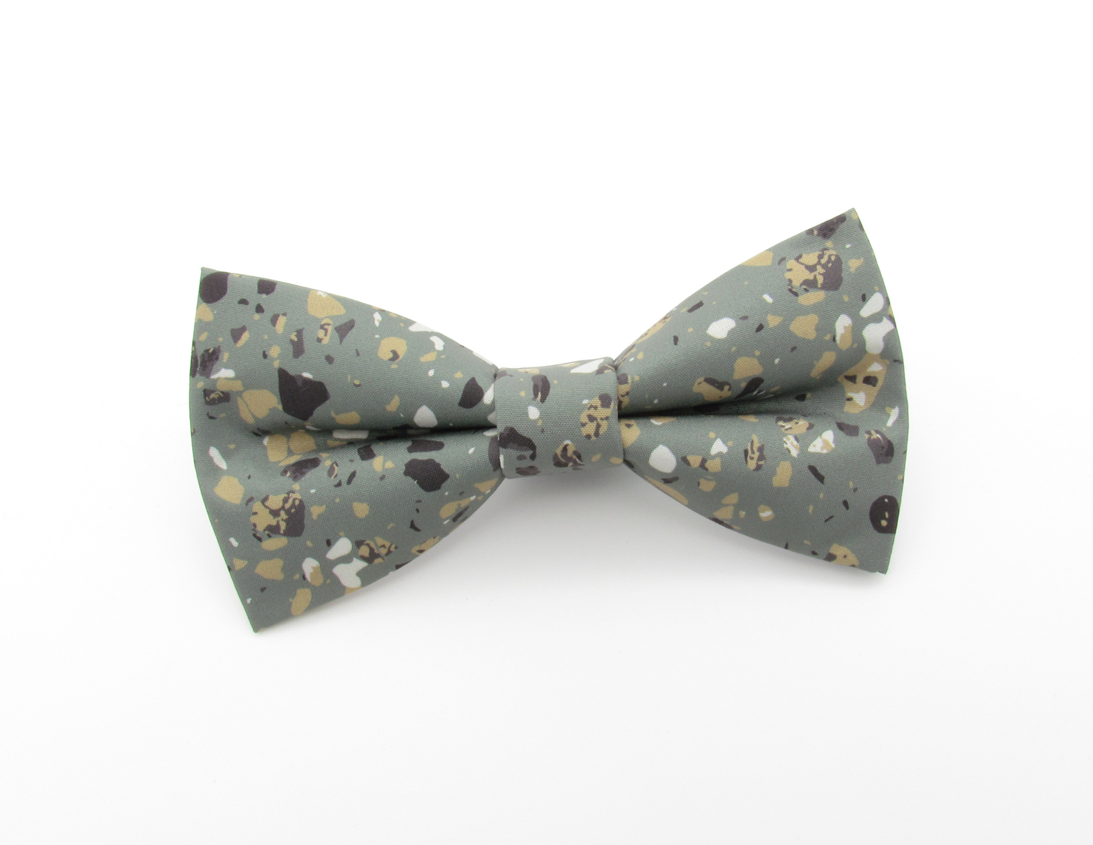 Green Terrazzo Patterned Bowtie - Image 2