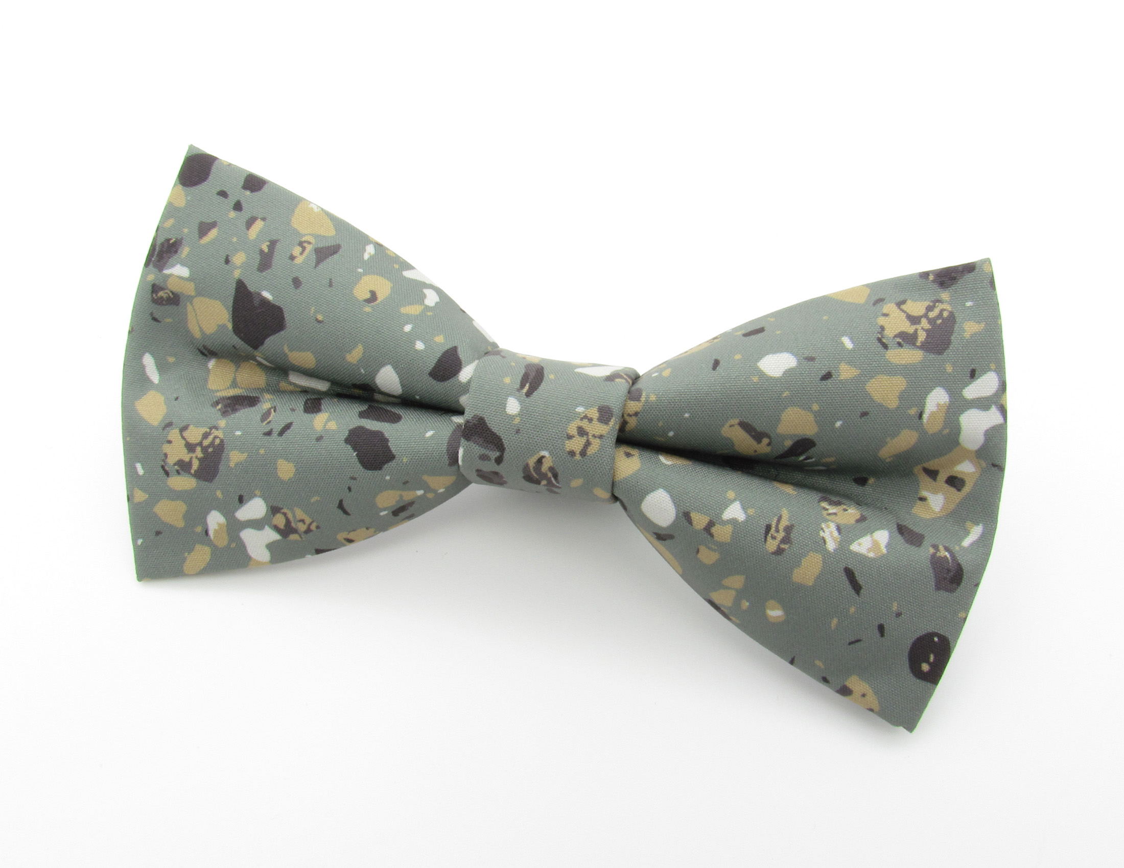 Green Terrazzo Patterned Bowtie - Image 7