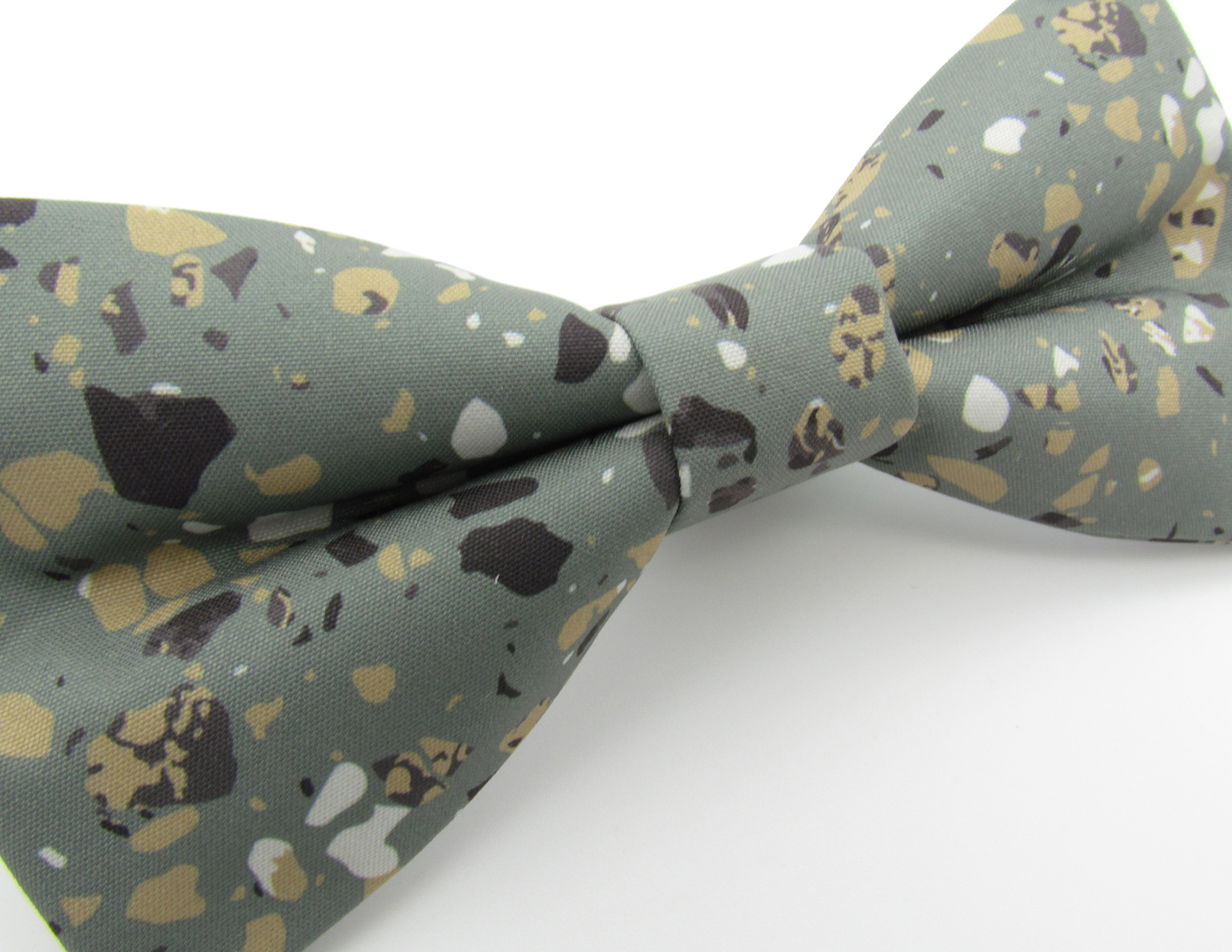 Green Terrazzo Patterned Bowtie - Image 8