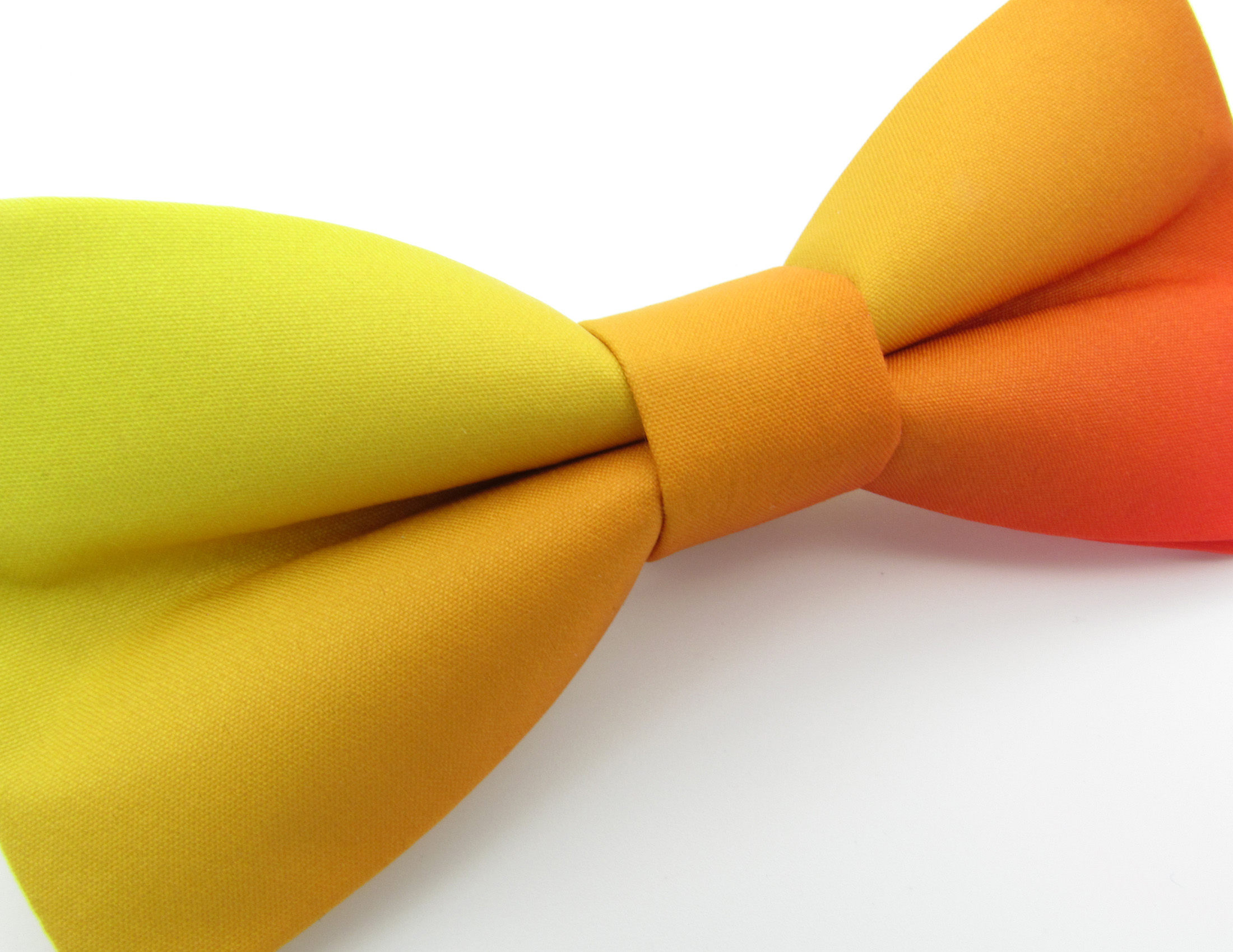 Orange to Yellow Fade Bowtie - Image 4