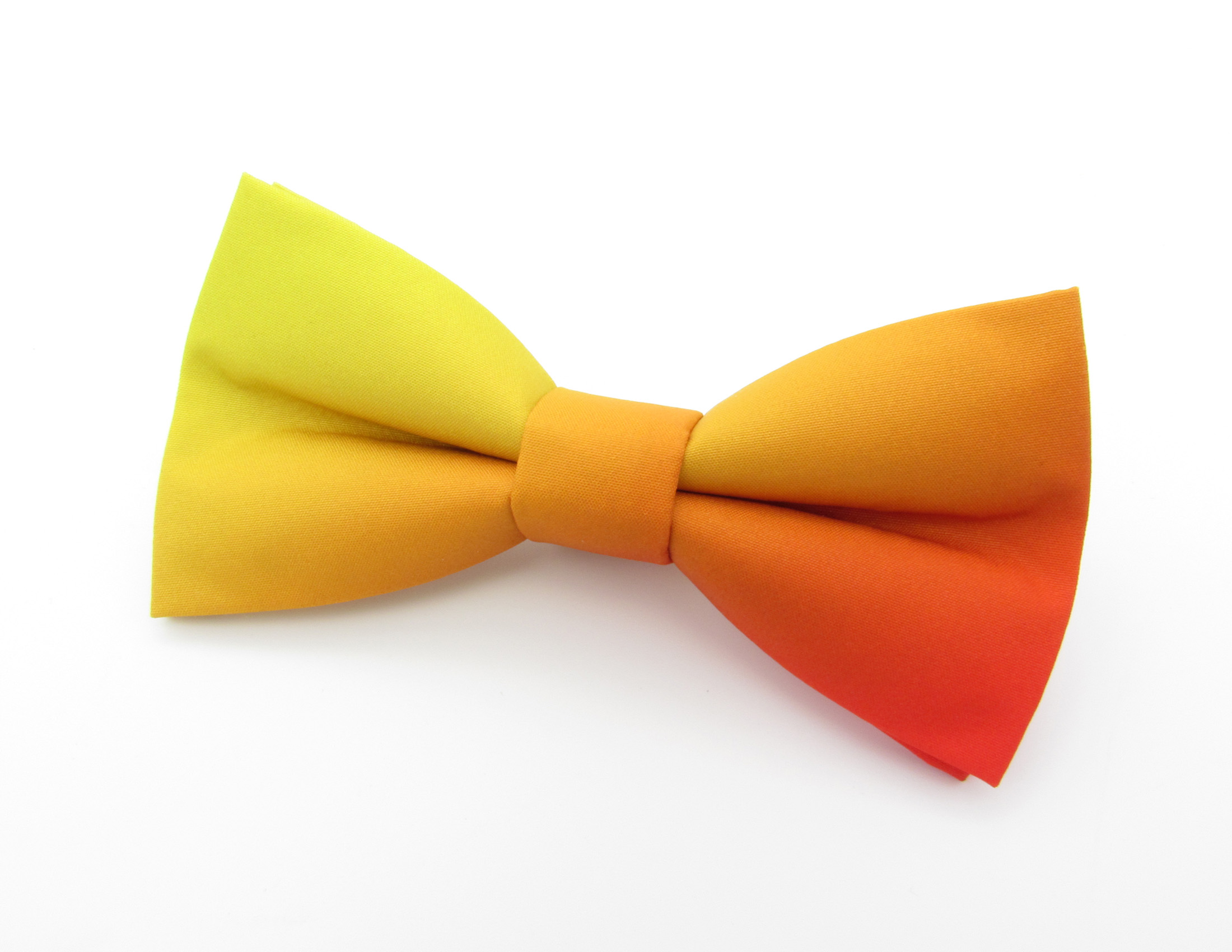 Orange to Yellow Fade Bowtie - Image 3