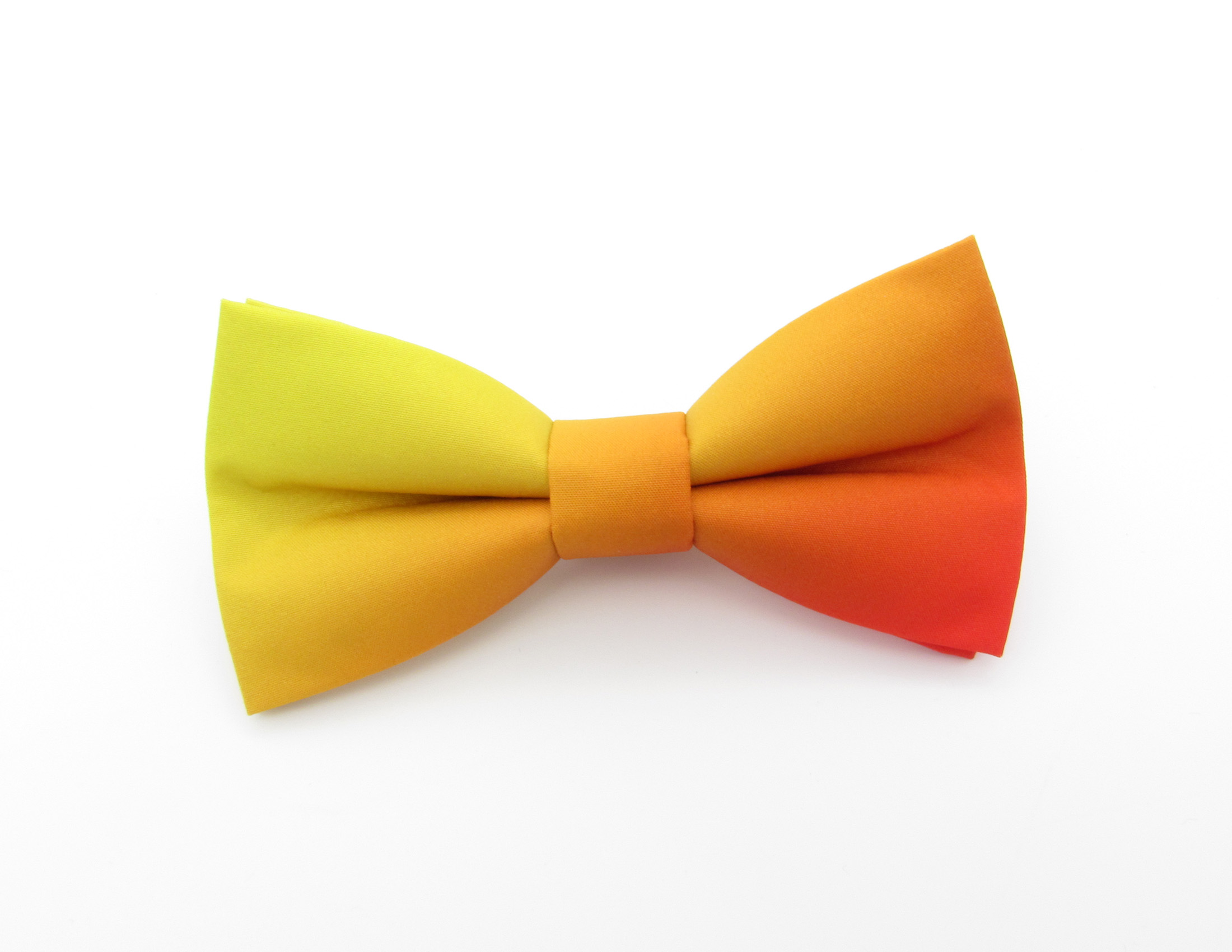 Orange to Yellow Fade Bowtie - Image 2