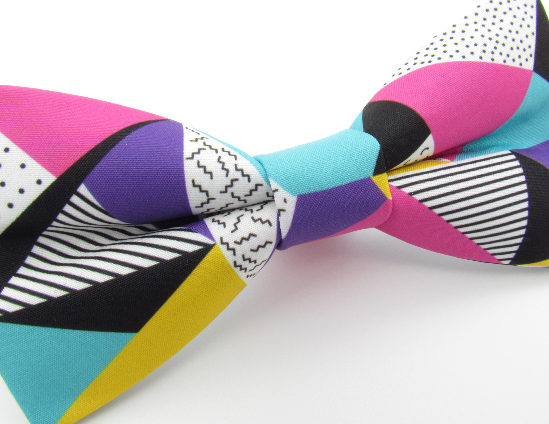 80's Funky Retro Pattern Bowtie Set - Image 8