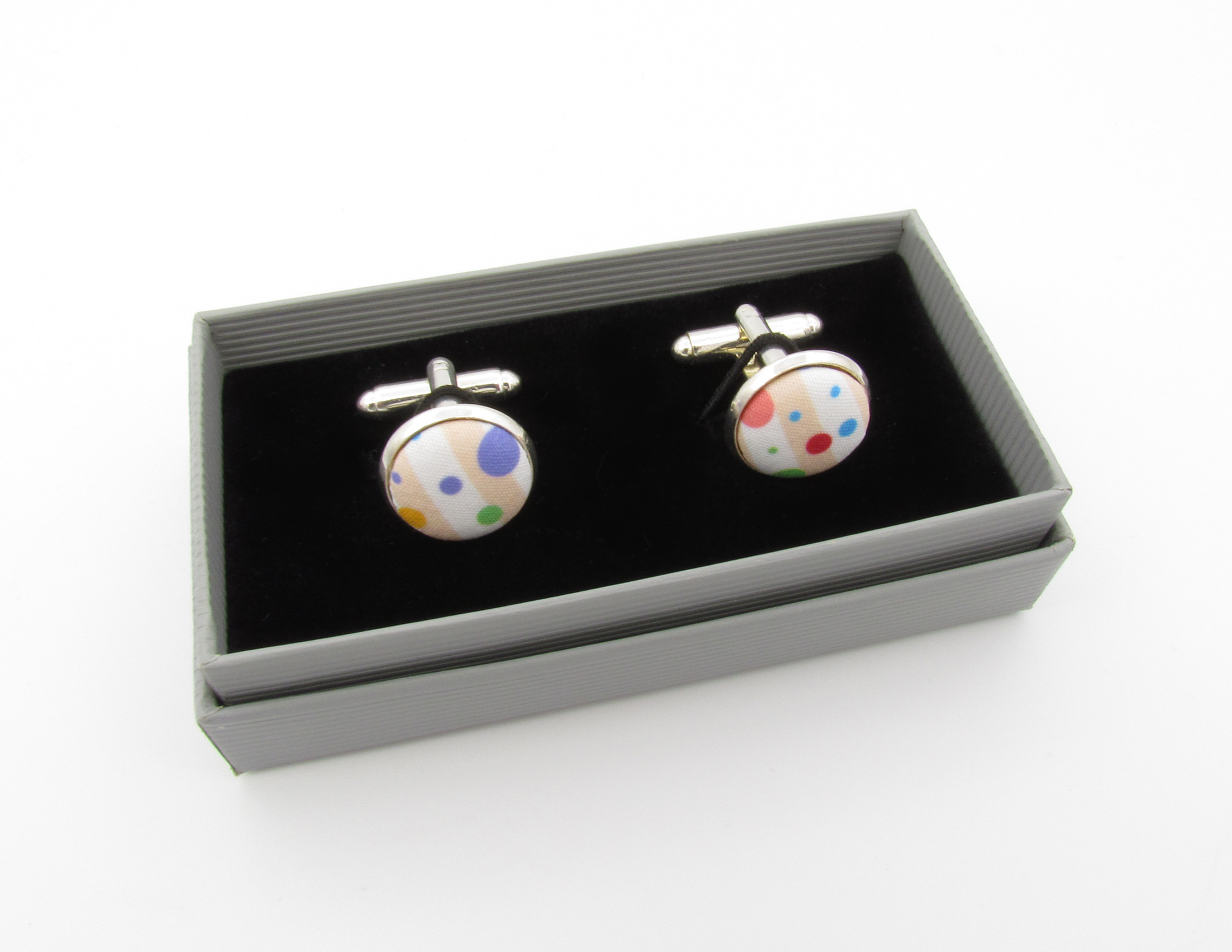 Stripy Polka Dot Bowtie Set - Image 3