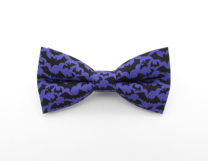 Vampire Bat Bowtie & Faux Pocket Square