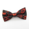 Red Poppy Bowtie & Faux Pocket Square - Image 2