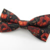 Red Poppy Bowtie & Faux Pocket Square - Image 3