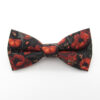 Red Poppy Bowtie & Faux Pocket Square
