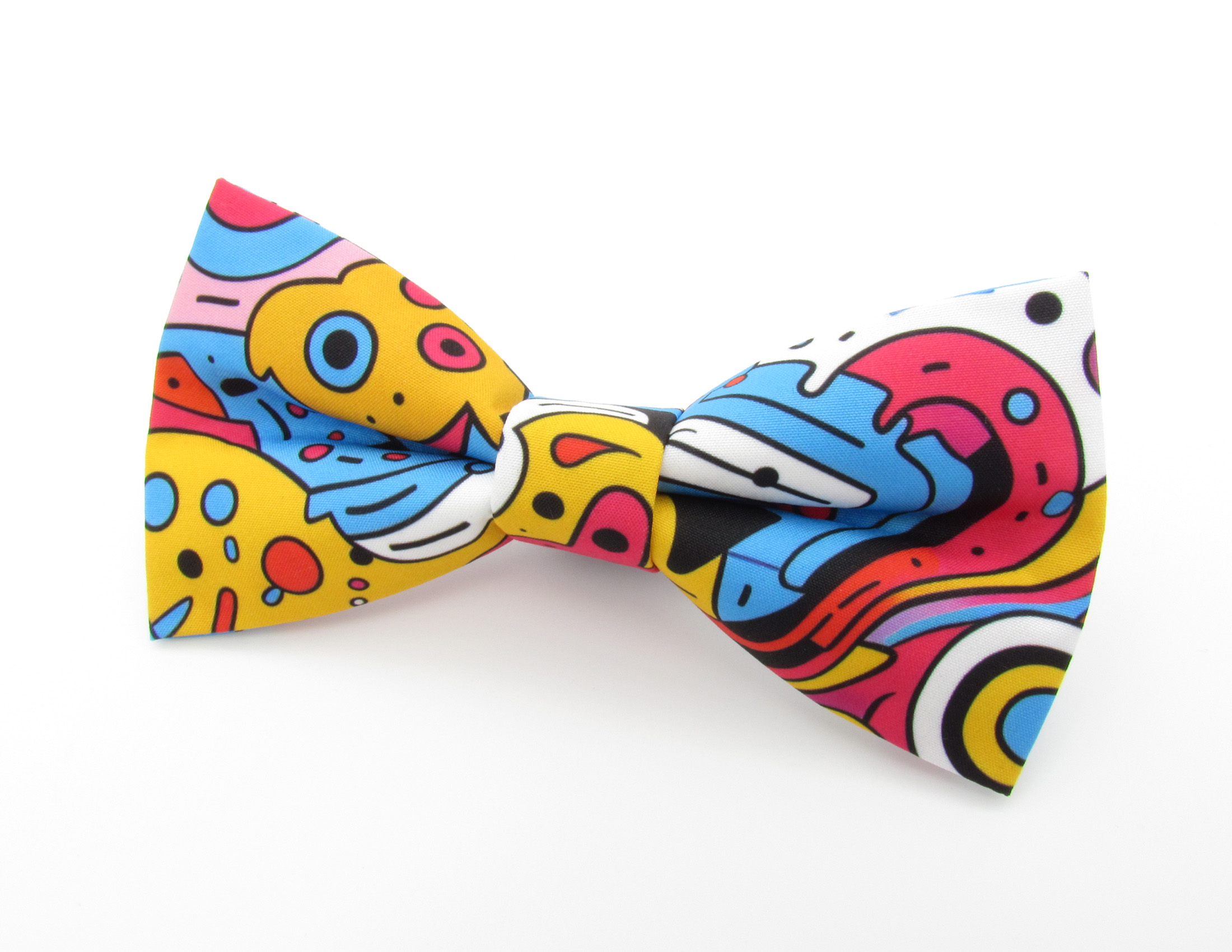 Pop Art Bowtie & Faux Pocket Square - Image 3