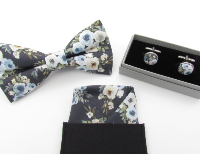 Watercolour Floral Bowtie Set - Image 6