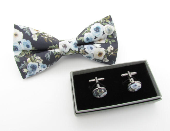 Watercolour Floral Bowtie Set - Image 4
