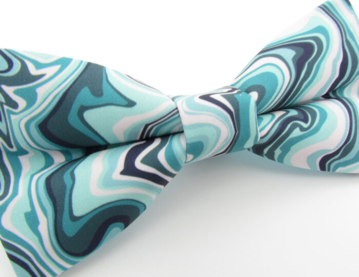 Blue Marble Waves Bowtie Set - Image 10