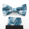 Blue Vintage Rose Bowtie Set - Image 6