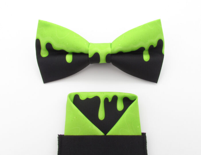 Toxic Slime Bowtie & Faux Pocket Square - Image 5