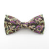 Elegant Floral Harmony Bowtie & Faux Pocket Square