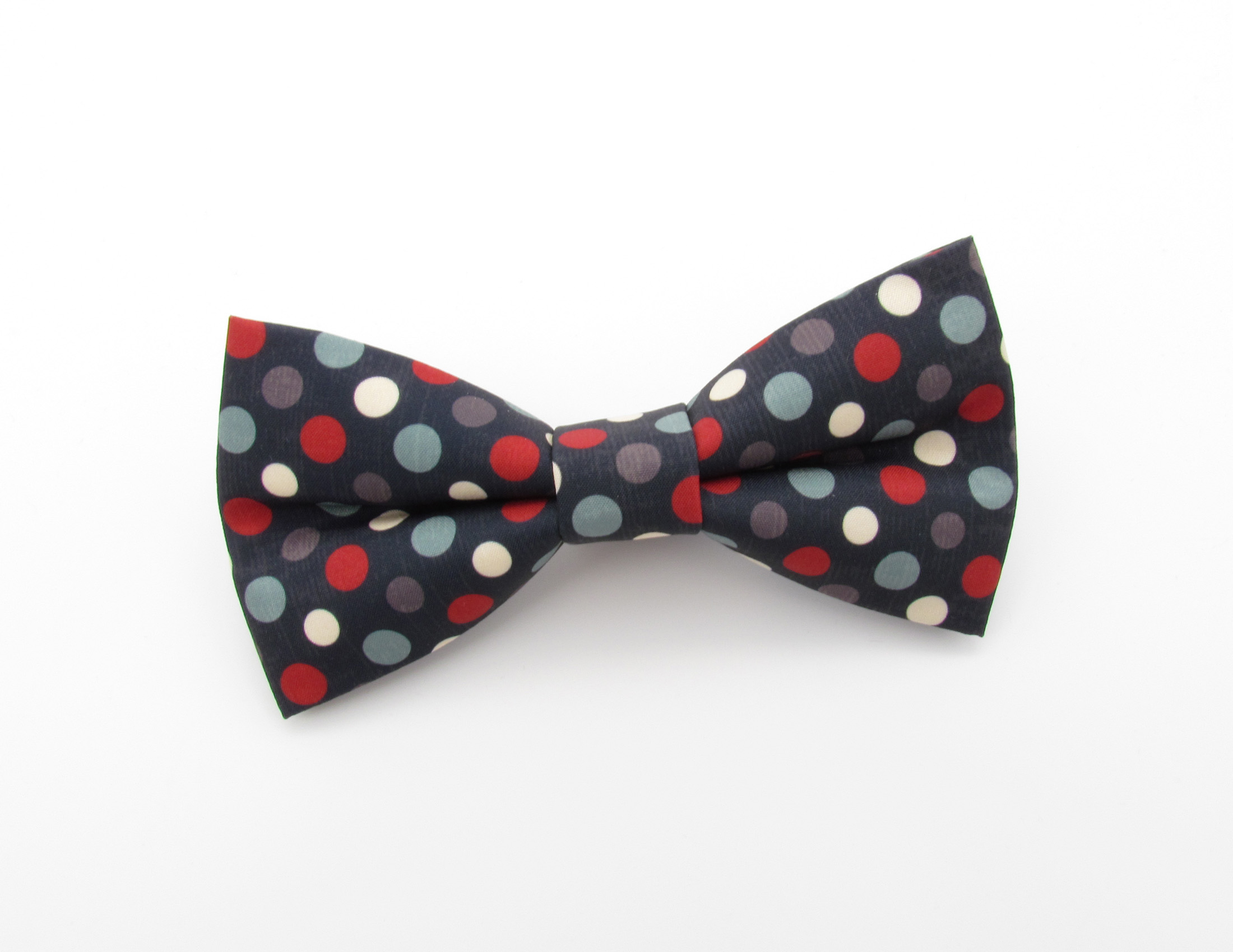 Polka Dot Bowtie & Faux Pocket Square - Image 2
