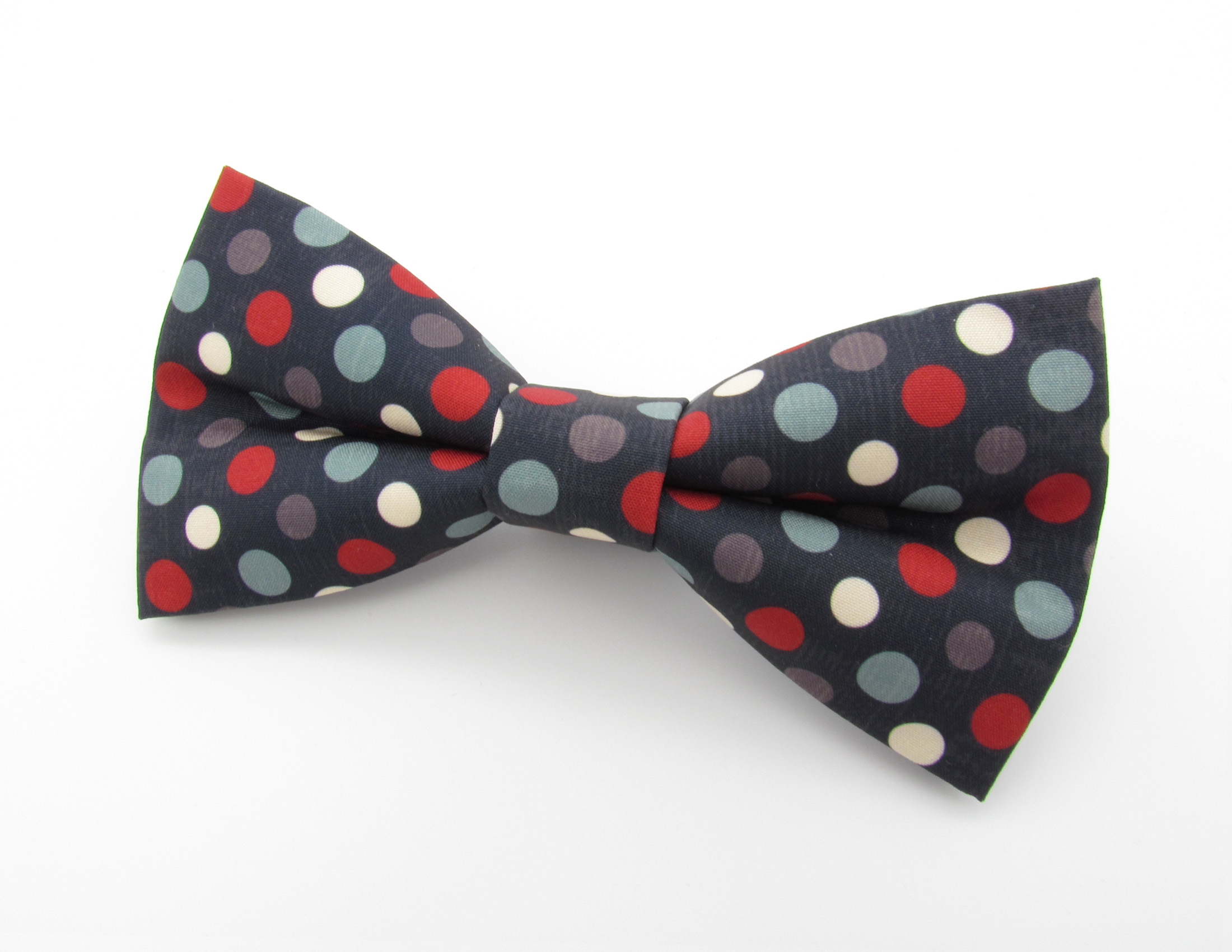 Polka Dot Bowtie & Faux Pocket Square - Image 3