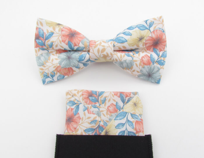 Pastel Floral Elegance Bowtie Set - Image 6