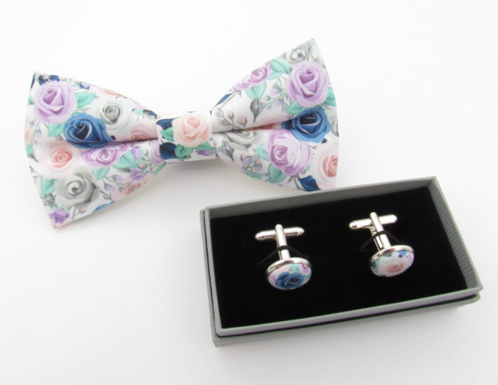 Pastel Rose Bowtie Set - Image 5