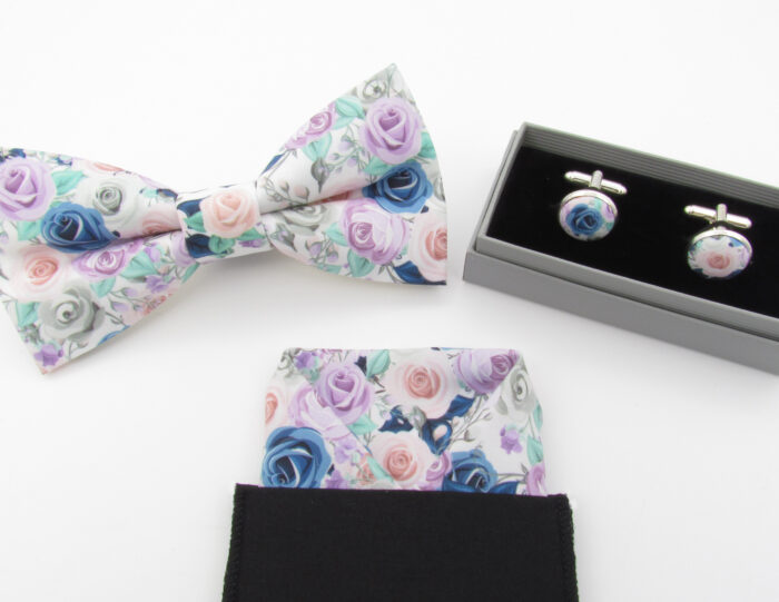 Pastel Rose Bowtie Set - Image 7