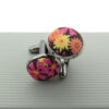 Red and Magenta Floral Bowtie - Image 9