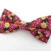 Red and Magenta Floral Bowtie - Image 7