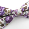 Purple and White Rose Bowtie Set - Image 8