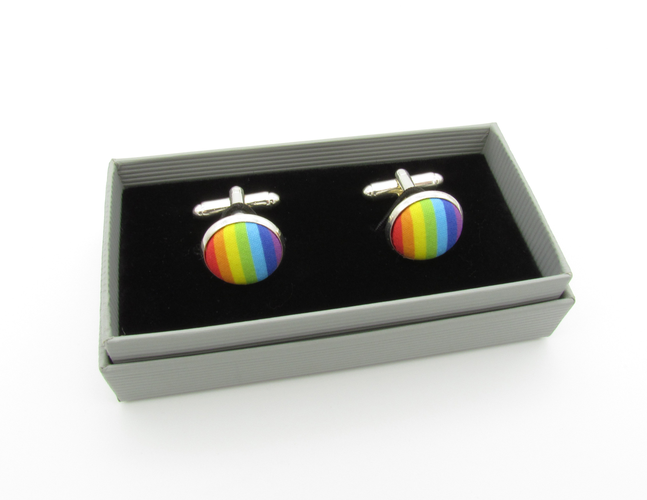 Rainbow Striped Bowtie Set - Image 4