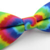Rainbow Tie Dye Bowtie & Faux Pocket Square - Image 4
