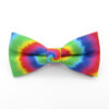 Rainbow Tie Dye Bowtie & Faux Pocket Square