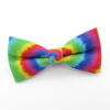 Rainbow Tie Dye Bowtie & Faux Pocket Square - Image 2