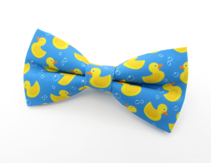 Blue Rubber Duck Patterned Bowtie Set - Image 3