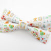 White Science Patterned Bowtie Set - Image 3
