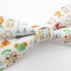 White Science Patterned Bowtie Set - Image 10