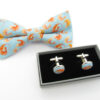 Pale Blue Shrimp Bowtie Set - Image 5