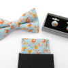 Pale Blue Shrimp Bowtie Set - Image 7